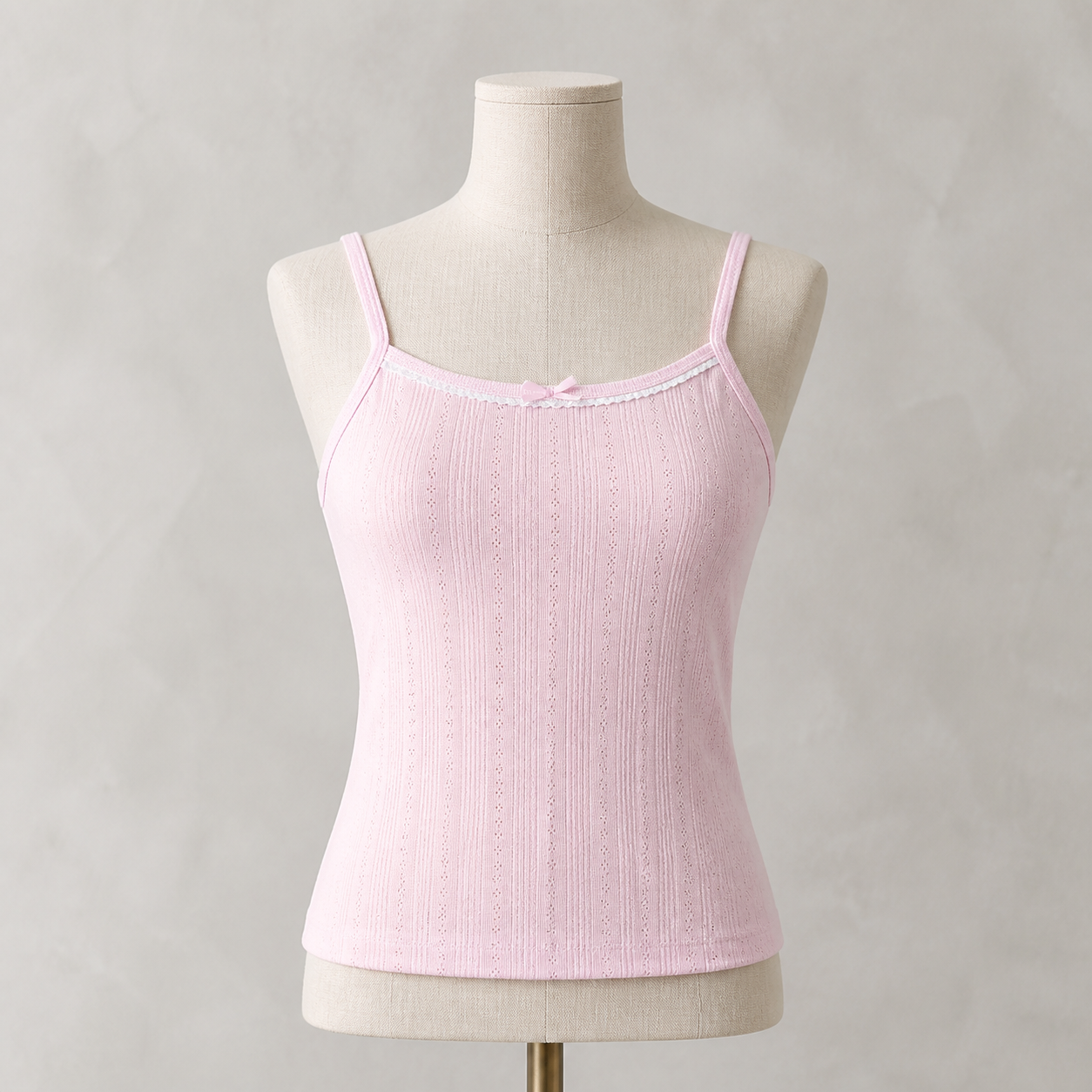 Blush Pointelle Cami Top